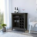 Depot E-Shop Mojito Bar Cabinet, Carbon Espresso DE-BLC6715